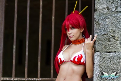 Yoko Littner Bounty Hunter Cosplay titled Red Flames by Cosplayer MiciaGlo.jpg