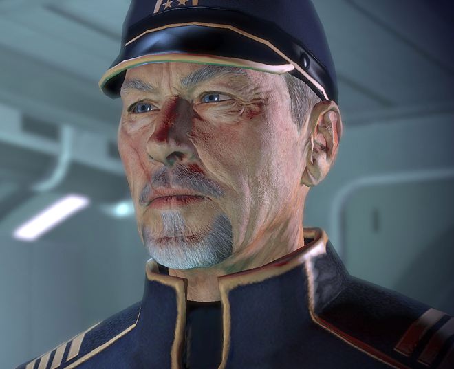 Admiral Steven Hackett of the Alliance Navy. The Admiral is based on Arcturus Station and Commands the Fifth Fleet.