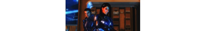 Mass Effect Wallpaper Featuring Kaidan And Ashley