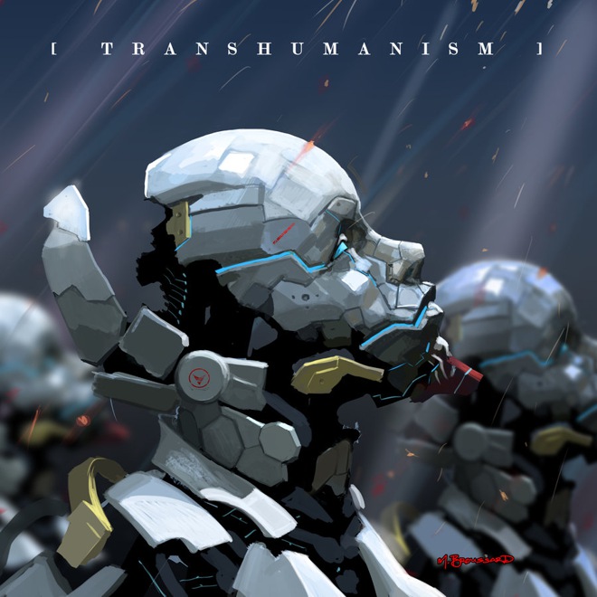 Speed painting image titled Transhumanism by Michael Broussard.