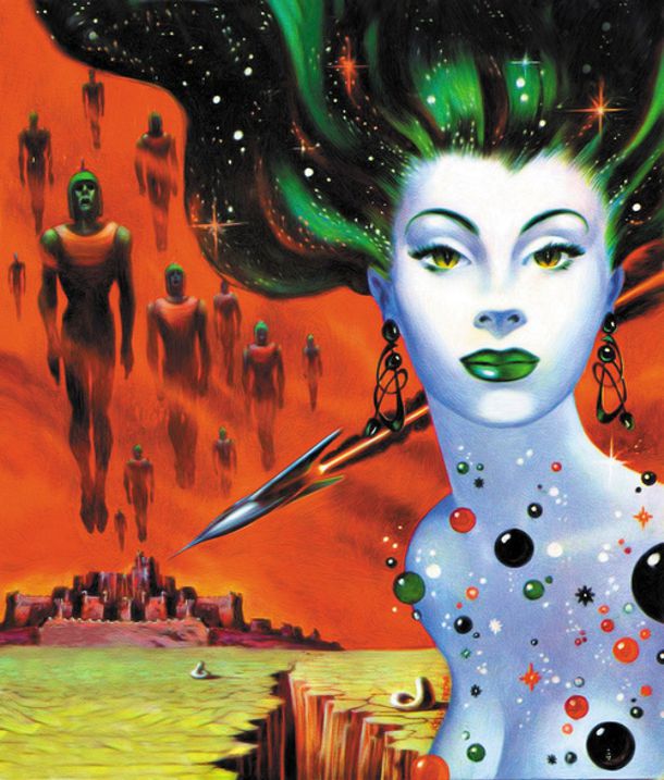 Sci-Fi Cover Art of 10 Time Hugo Winner Frank Kelly Freas