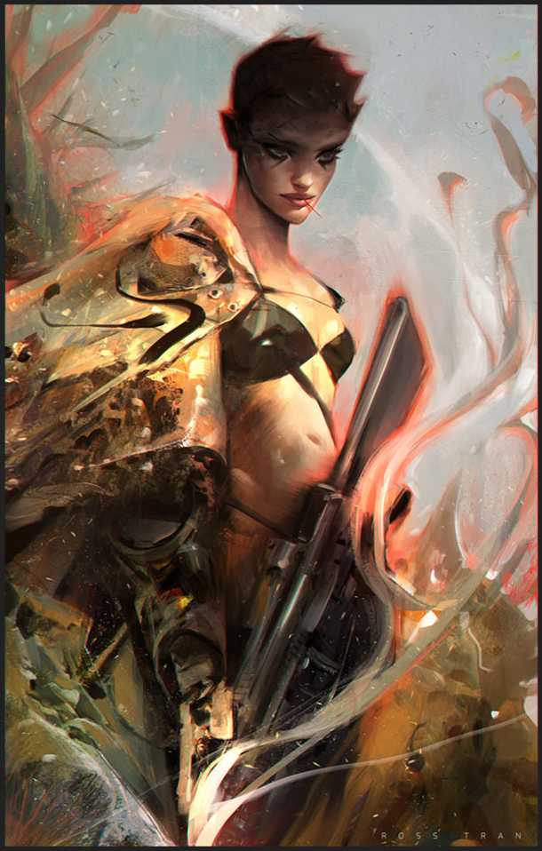 to woman draw anime how Fanart Ross Tran Furiosa by artist California by Southern