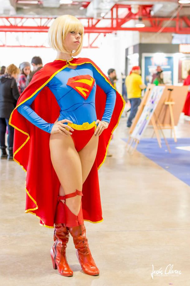 Florencia Sofen as Supergirl - photo by Jesus Clares