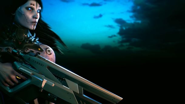 Unreal Tournament Necris sniper artwork