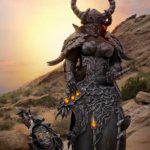 Crusader Doom Armor cosplay from Diablo 3