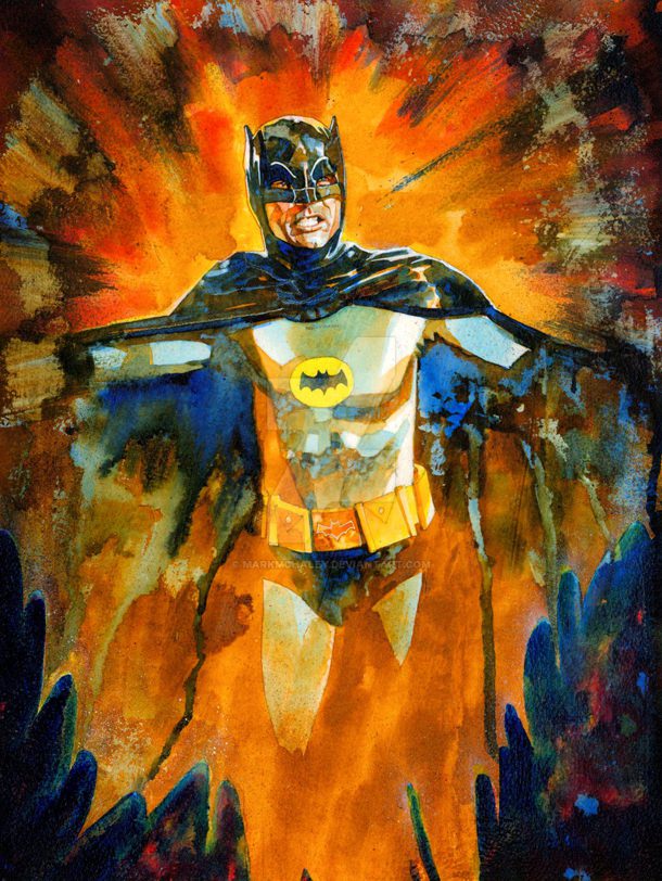 Adam West Batman by Mark McHaley