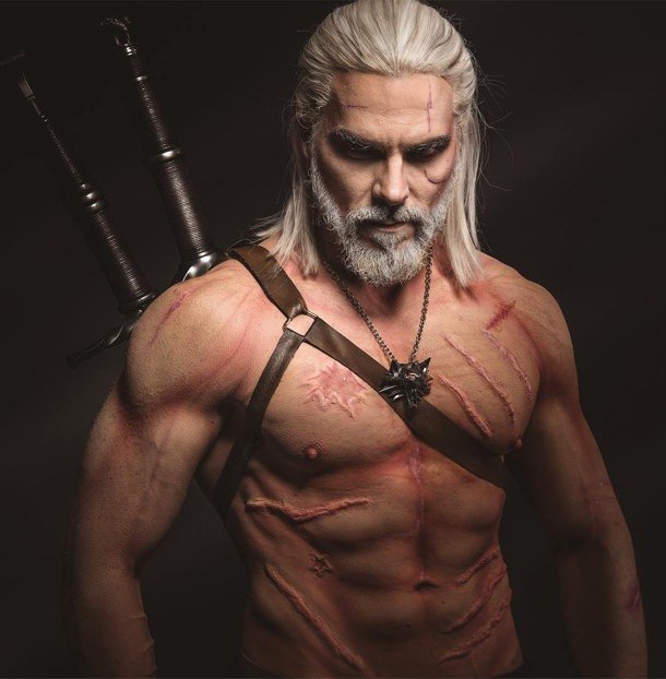 Geralt of Rivia cosplay photo
