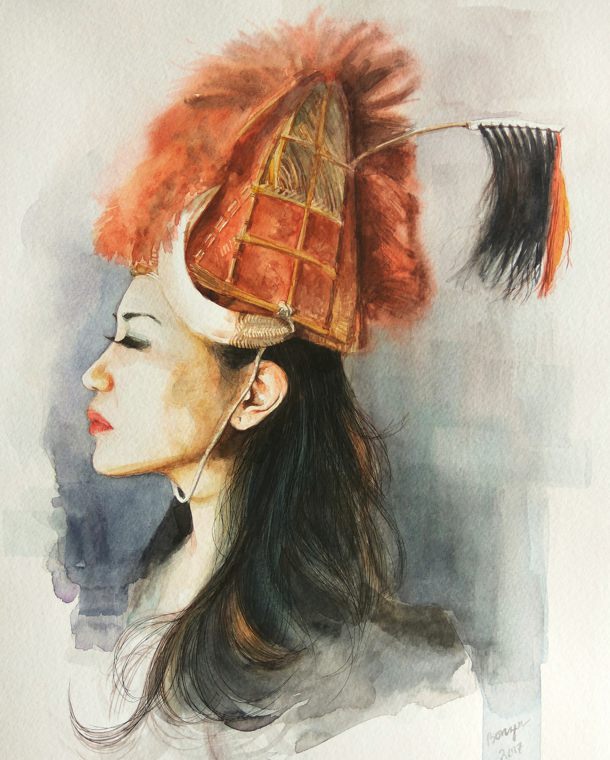 Art of Nagaland artist Bonzer Muivah